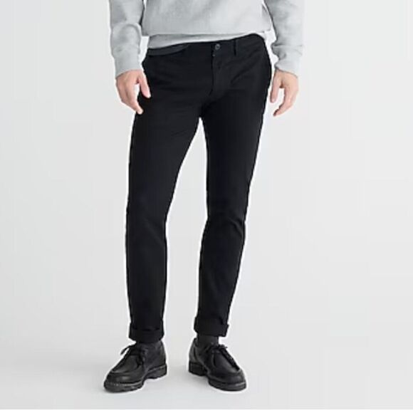 J. Crew 484 Slim-fit stretch chino pant Black size 31 NWT - Picture 2 of 14